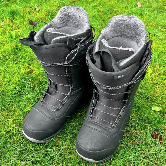 Burton Men's Ruler Snowboard Boots 10.5 Wide Black Speedzone Lacing Winter Sport - Picture 4 of 15